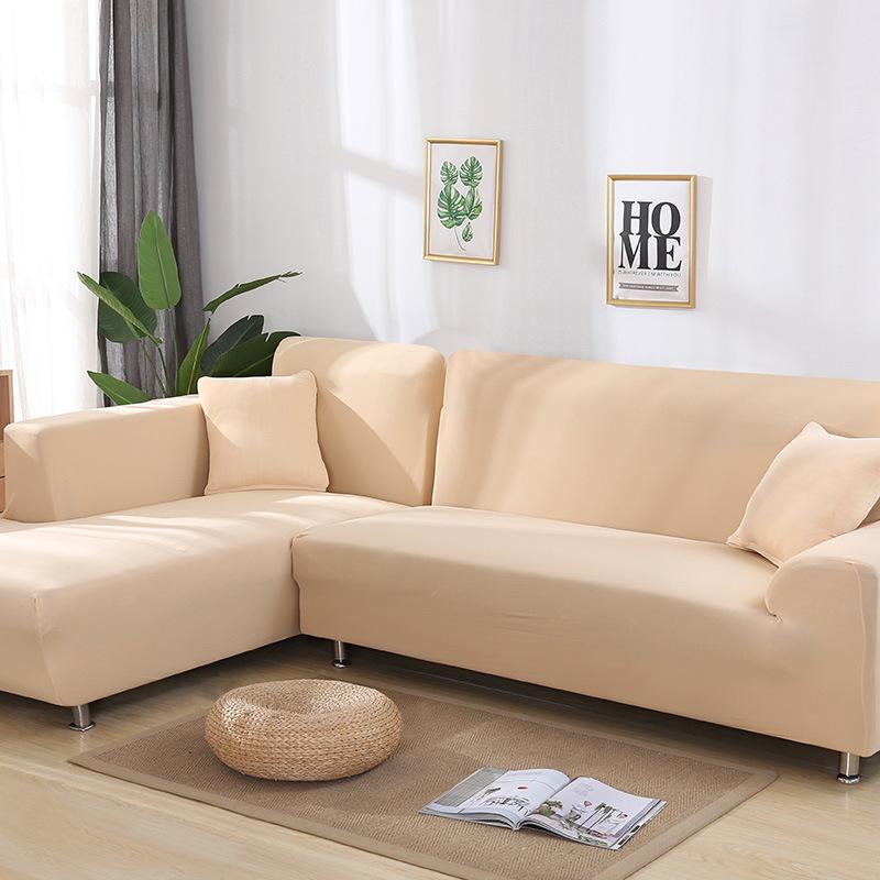 Tight Wrap Sofa Cover Elastic 2 Pieces Sofa Cover If L Style Piece Corner Sofa