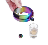 Creative bracelet stainless steel hip flask bracelet