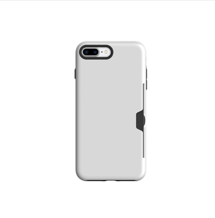 Card double layer mobile   silicone case  | IPhone