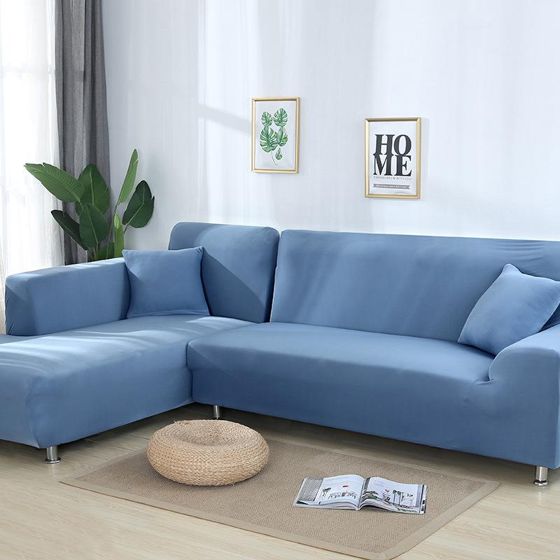Tight Wrap Sofa Cover Elastic 2 Pieces Sofa Cover If L Style Piece Corner Sofa