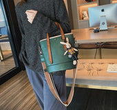 Messenger bag retro fashion portable bucket bag