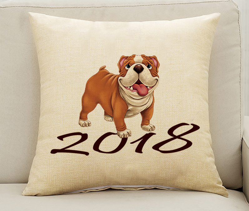 Pug pillow, funny, vibrating, cute, pet dog, pillowcase