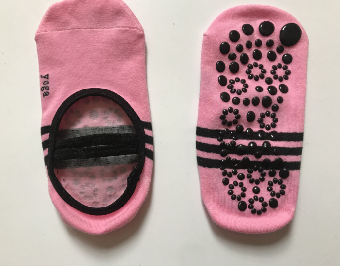 Non-slip yoga socks ballet style