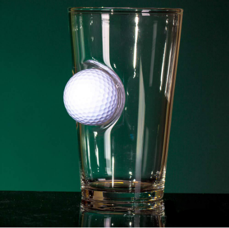 Golf Ball Beer Glass