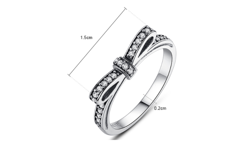 Cute bow ring