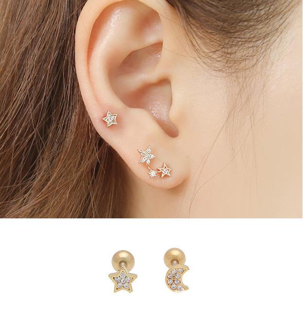 Star Moon Earrings
