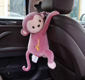 Caja De Pañuelos Colgantes Mono Pipi