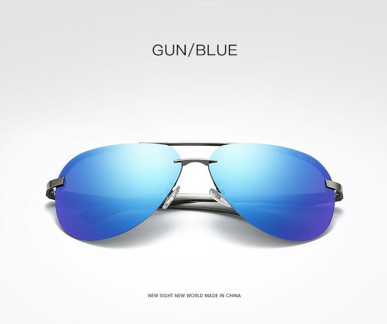 Aluminium magnesium polarized sunglasses men