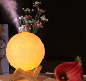 Creative night light moon light air humidifier
