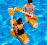 Inflatable Log Gladiator Game