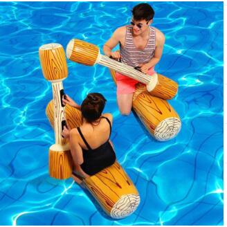 Inflatable Log Gladiator Game