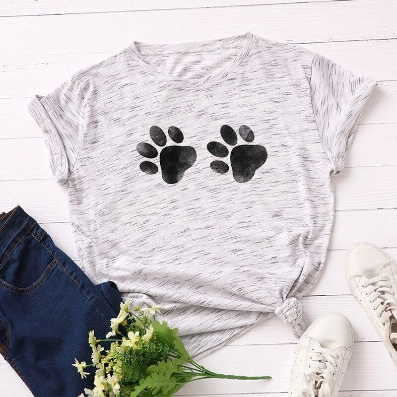Footprint printed cotton