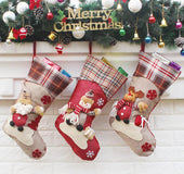 Christmas decorations, decorations, New Year gifts, Santa Claus socks, socks, sock gift bags