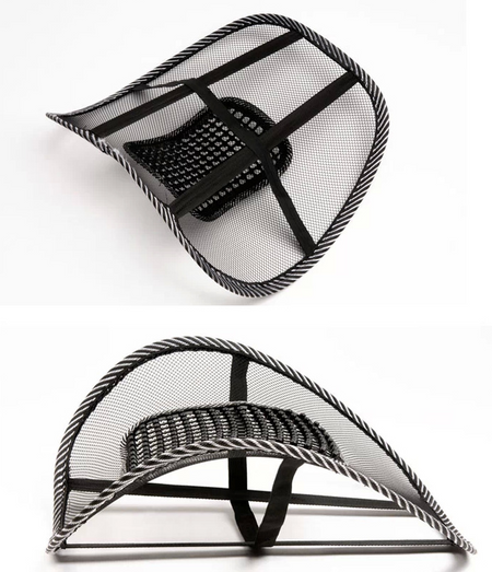 Top Quality Black Mesh Lumbar Brace Support