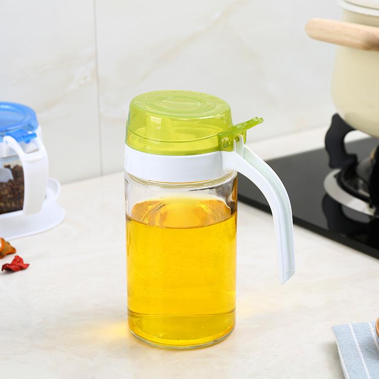 Practical kitchen glass pot creative Home Furnishing material 420ml vinegar sauce seasoning pot pot wholesale