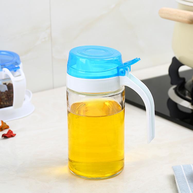 Practical kitchen glass pot creative Home Furnishing material 420ml vinegar sauce seasoning pot pot wholesale