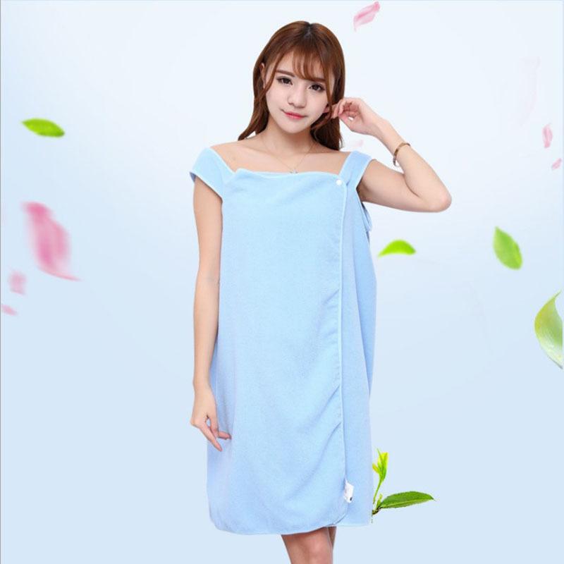 Ultrafine Fiber Brassiere Bath Skirt with Two Holes and Variable Bath Towels Can be Wholesale in Summer