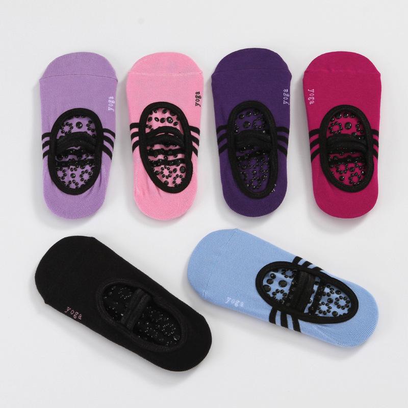 Non-slip yoga socks ballet style
