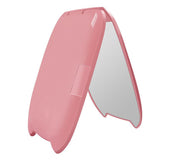Led collapsible pink cat makeup mirror