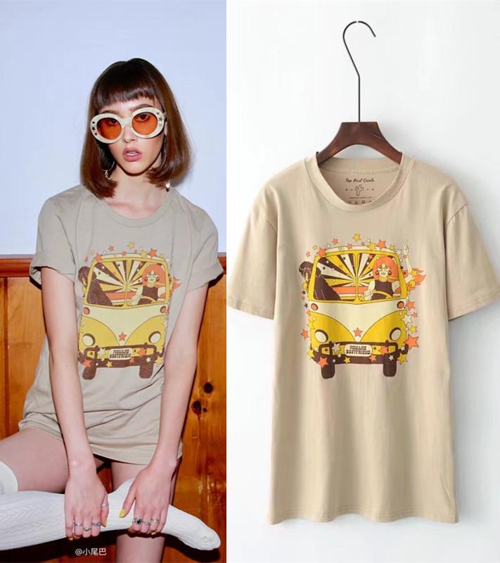 Cartoon Printing T-shirt
