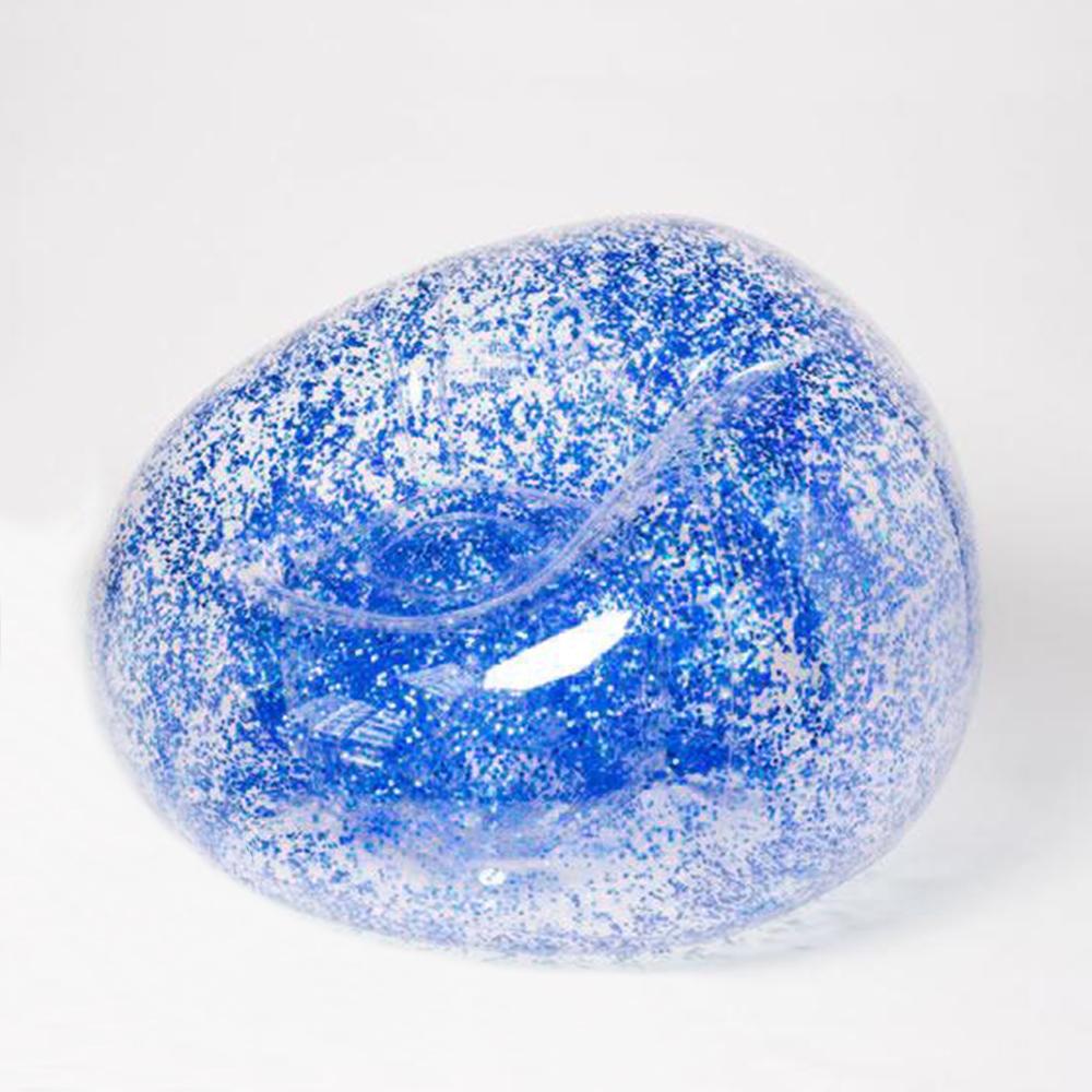 Transparent sequin inflatable home lazy sofa