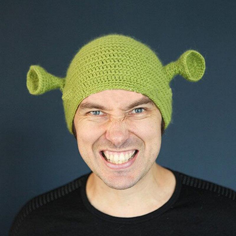 Wool cap creative funny knit hat