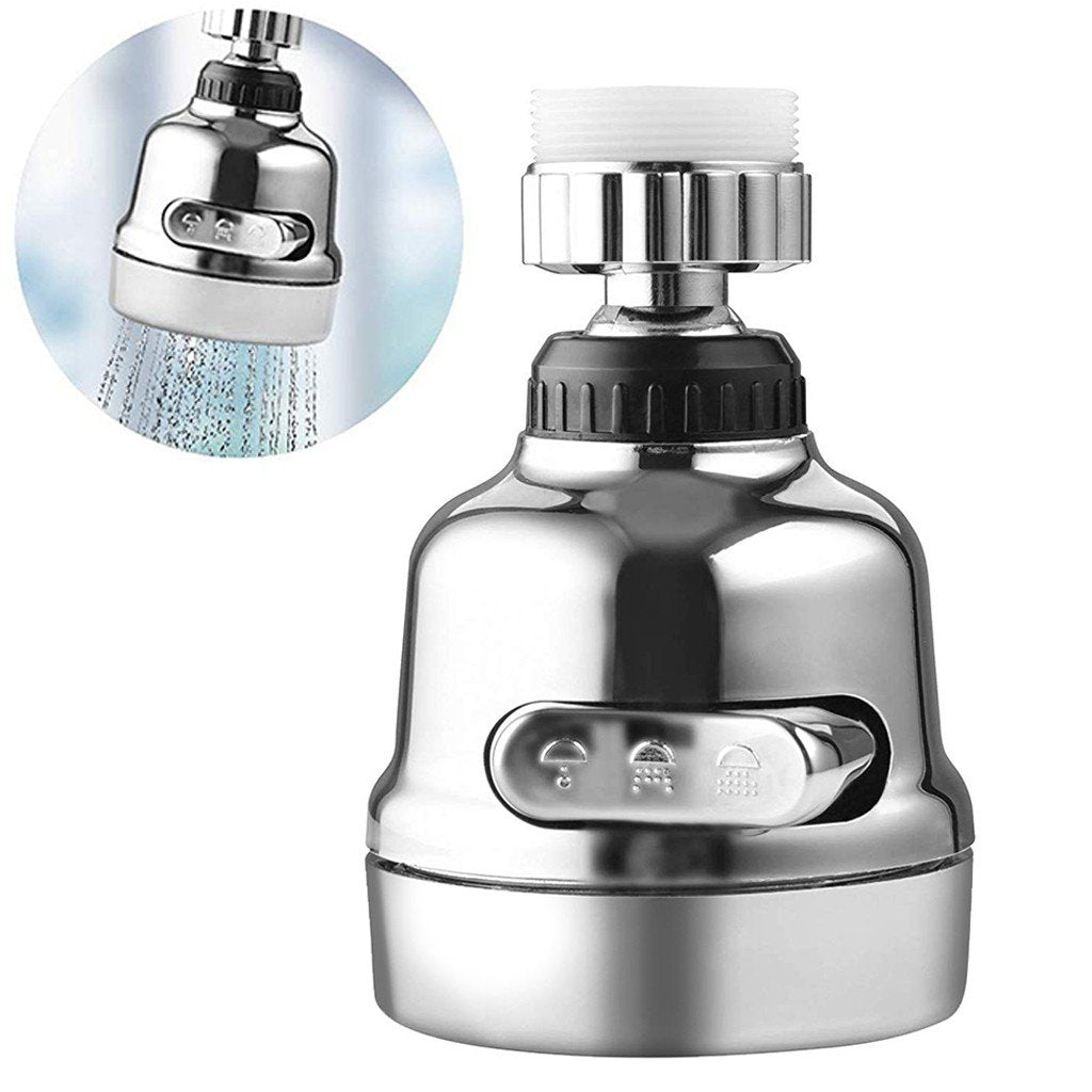 Faucet booster shower