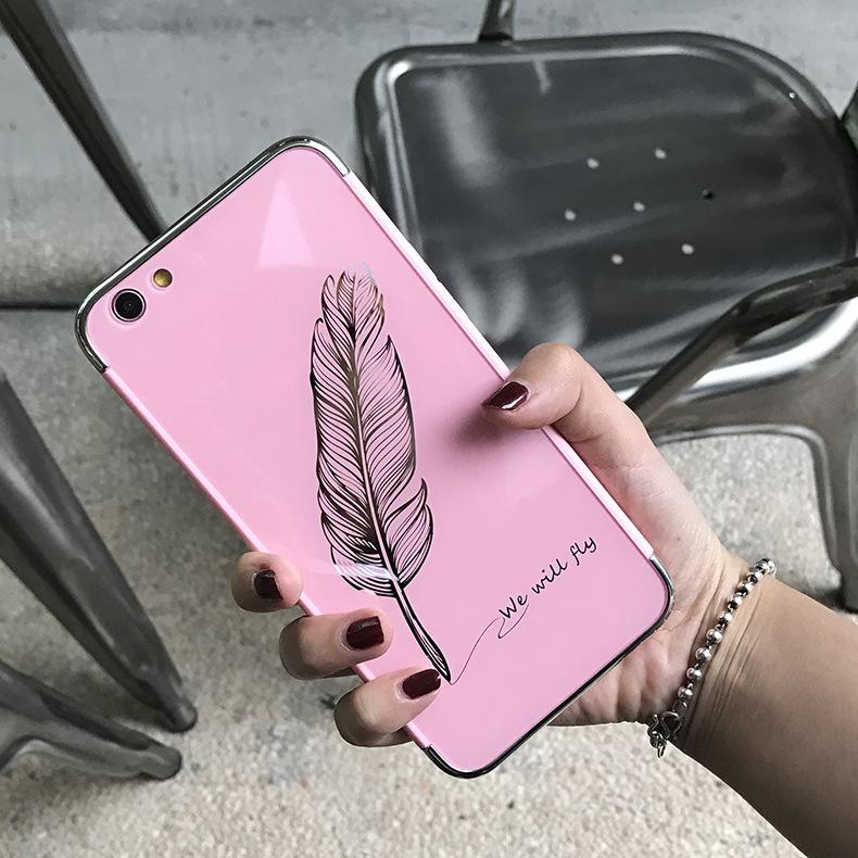Feather mobile   mirror diamond case  | IPhone