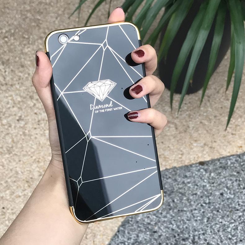 Feather mobile   mirror diamond case  | IPhone