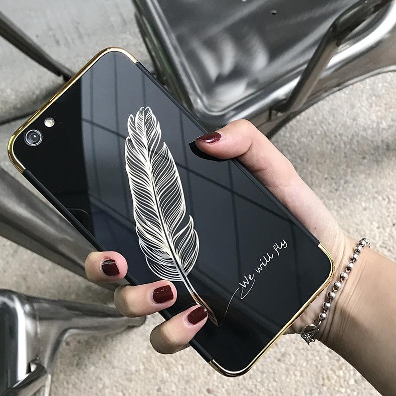 Feather mobile   mirror diamond case  | IPhone