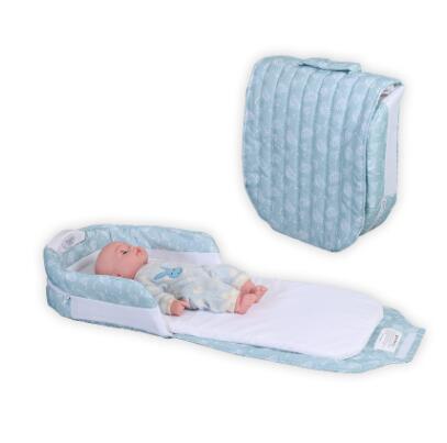 Crib bed diaper table with music portable sleeping basket