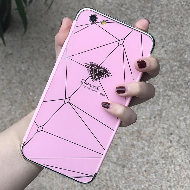 Feather mobile   mirror diamond case  | IPhone