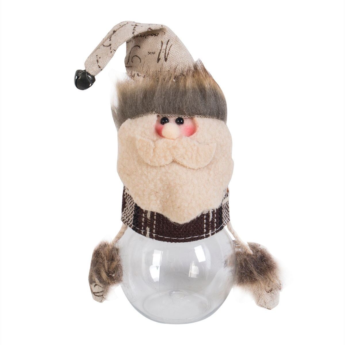 2020 new Christmas decorations, canister, canister, snow man, elk trumpet