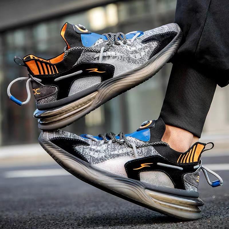 Flying Woven Breathable Popcorn Running Shoes