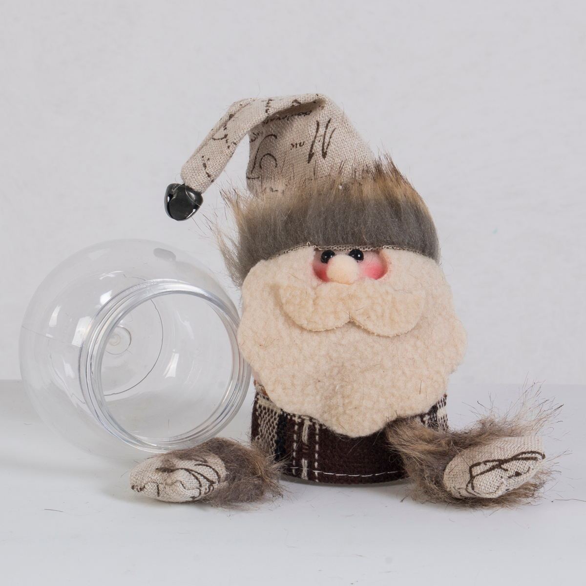 2020 new Christmas decorations, canister, canister, snow man, elk trumpet