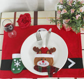 Christmas decorations Restaurant Hotel layout, knives, forks, cutlery, cutlery and knives and forks