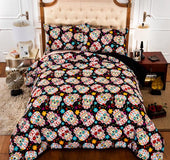 Three pieces of bedding and four sets of bedding