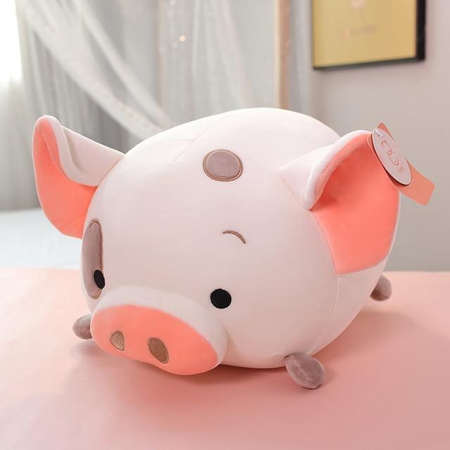 Pig plush toy dinosaur pillow