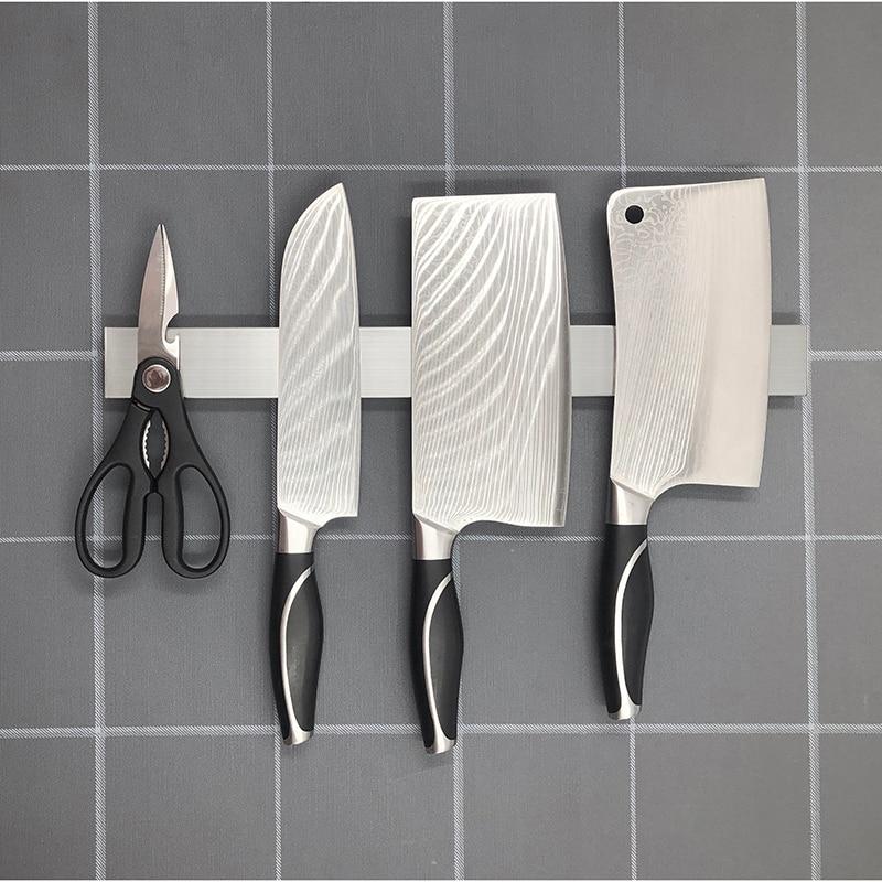 [one generation] creative European 304 stainless steel magnetic knife frame strong kitchen cutter collector wholesale