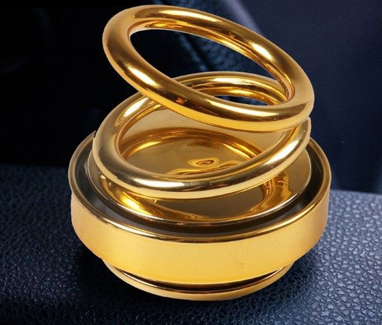 Suspension double ring rotating aromatherapy