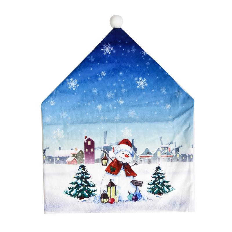 Christmas embroidery chair cover