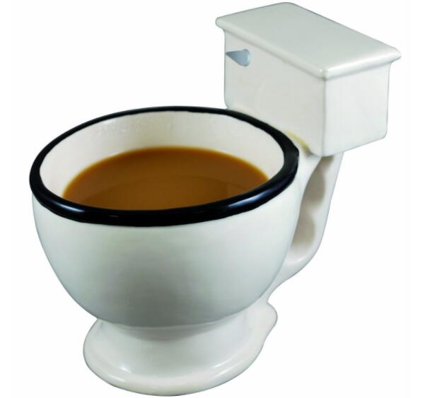 Taza Cafe Cerámica De Retrete