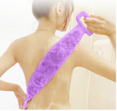 Bath towel silicone rubbing back towel