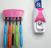 Portacepillos De Dientes Exprimidor De Pasta Automático A Prueba De Polvo