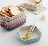 Creative ceramic bakery cake baking bowl baked dish baked dish baked dish of European baked dish cheese dish