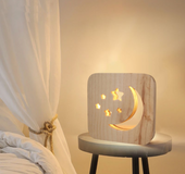 Wooden lamp table lamp