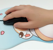 Keji dog dog mouse pad dog wrist pad cartoon creative pattern girl Keji PP silicone wristband