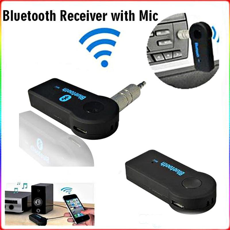 Handfree Car Bluetooth Music Receiver Universal 3.5mm Streaming