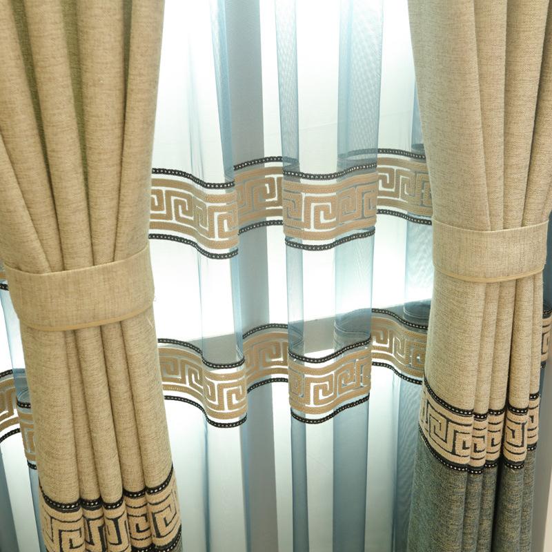 Blackout floor curtains