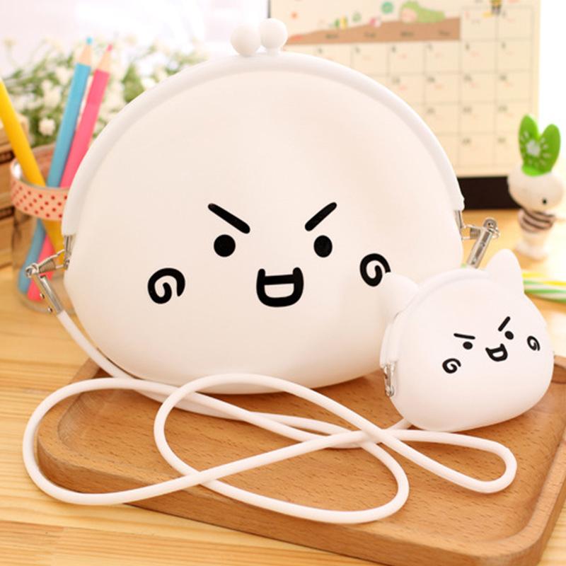003 Korean cartoon creative zero purse lady silicone lovable wallet for children's coin zero purse wholesale